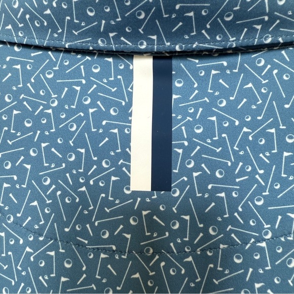 Rhoback Men's 2XL Blue “The Mulligan” Golf Polo Shirt Short Sleeve SOLD OUT! - Picture 8 of 9
